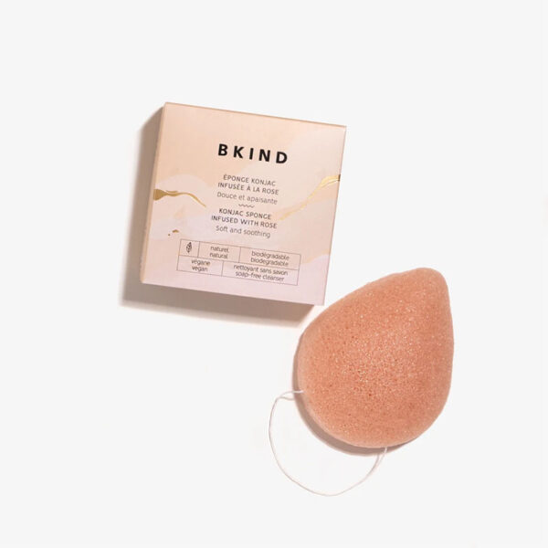 Konjac Facial Sponge Infused with Rose