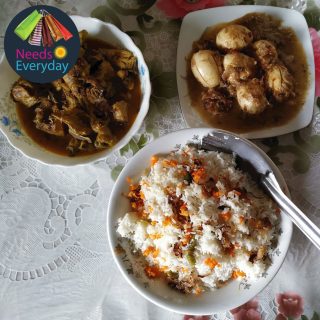 Polow, Chicken & Egg Korma