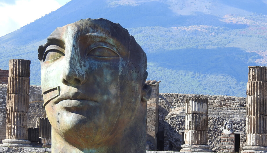 The ruins of Pompeii