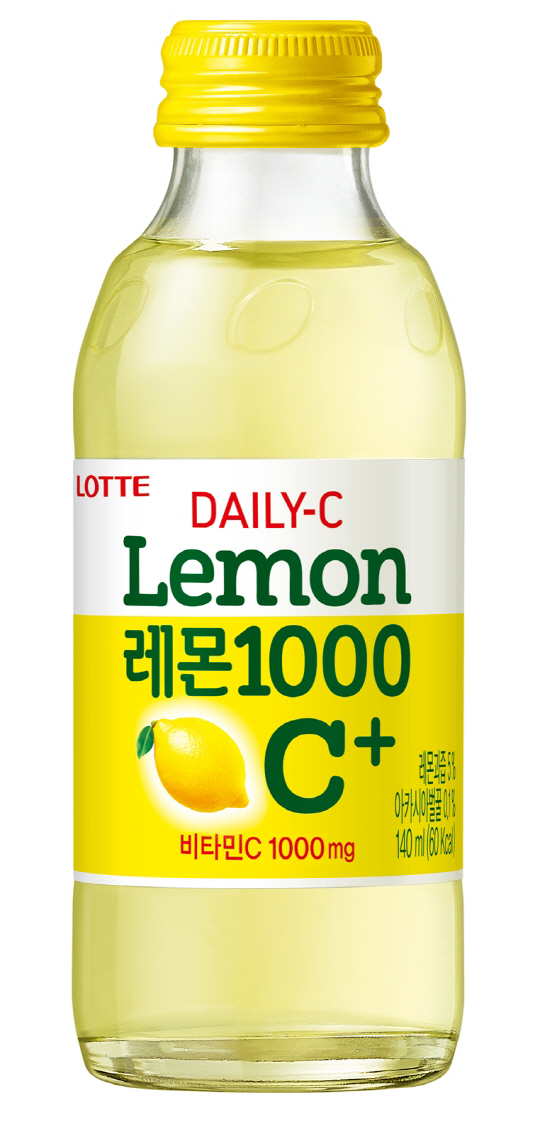 롯데칠성, 마시는 비타민C 음료 '데일리-C 레몬 1000' 출시