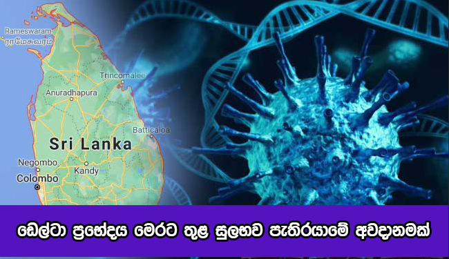 Delta Variant in Sri Lanka - ඩෙල්ටා ප්‍රභේදය මෙරට තුළ සුලභව පැතිරයාමේ අවදානමක්