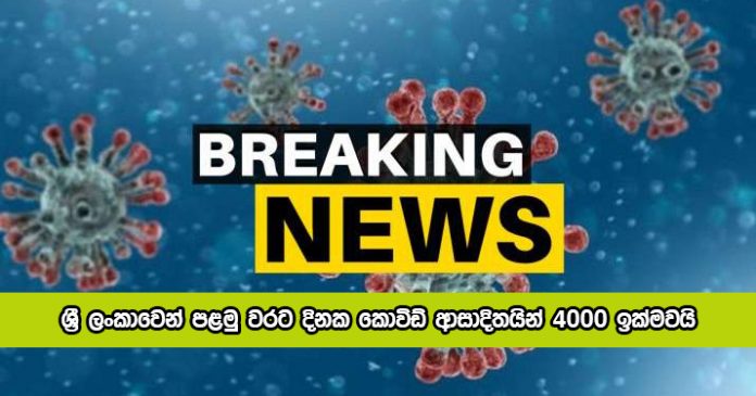Covid New Cases in Sri Lanka Today - ශ්‍රී ලංකාවෙන් පළමු වරට දිනක කොවිඩ් ආසාදිතයින් 4000 ඉක්මවයි