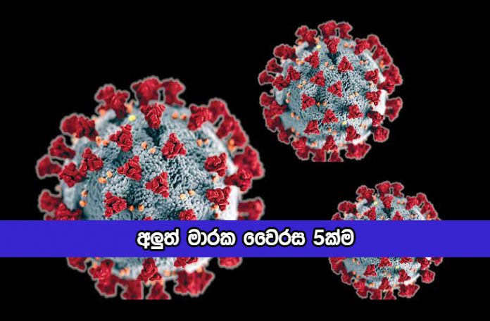 Coronavirus New Variants in World - අලුත් මාරක වෛරස 5ක්ම