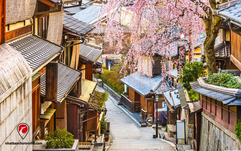 Khu phố cổ higashiyama ở kyoto
