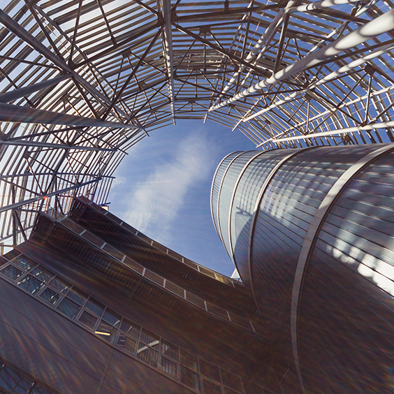 abstract shot of building 