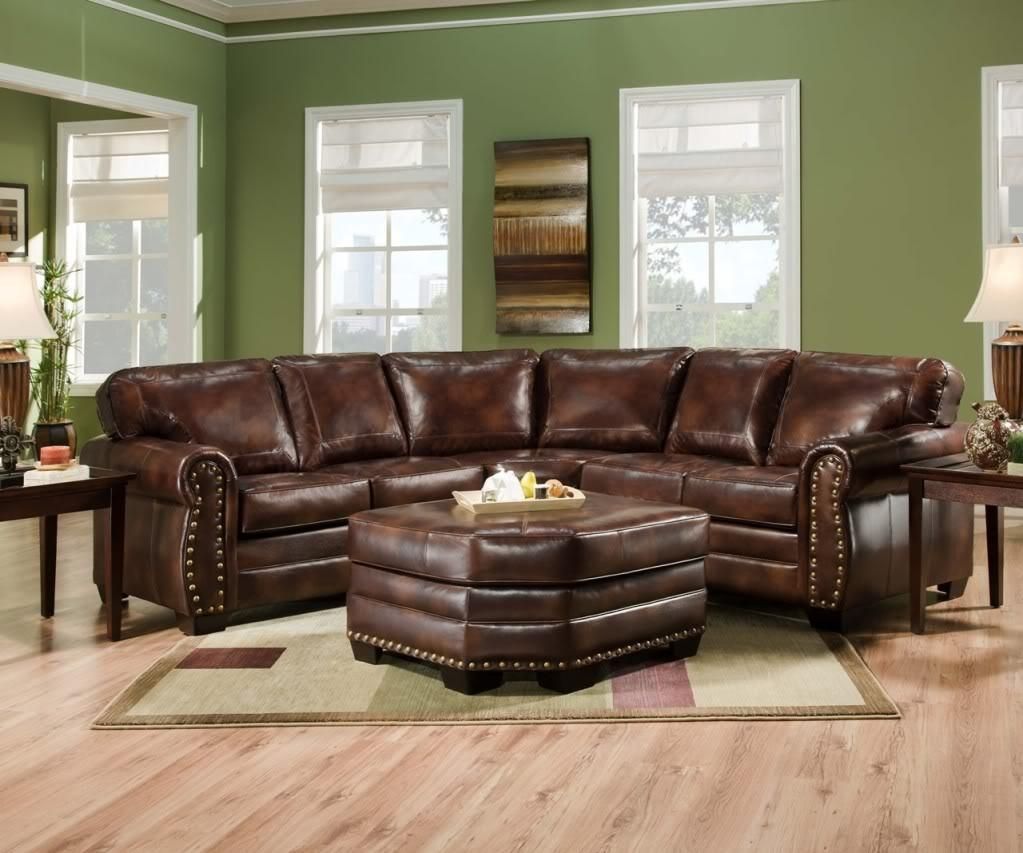 Furniture: Best Design Of Brown Leather Sectional For Modern Intended For Macys Leather Sofas Sectionals (Photo 13 of 20)