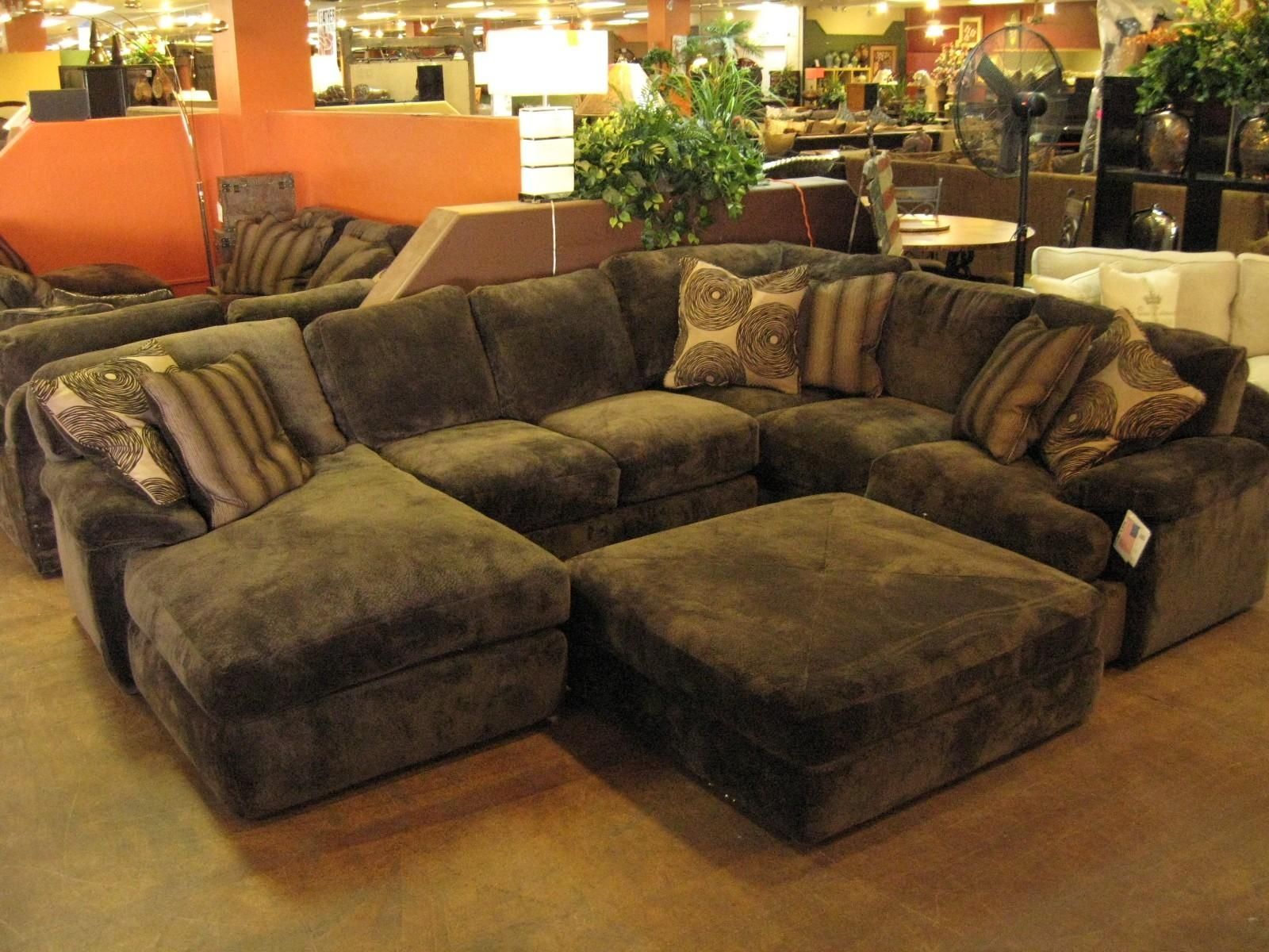 Featured Photo of Sectional Sofa With Oversized Ottoman