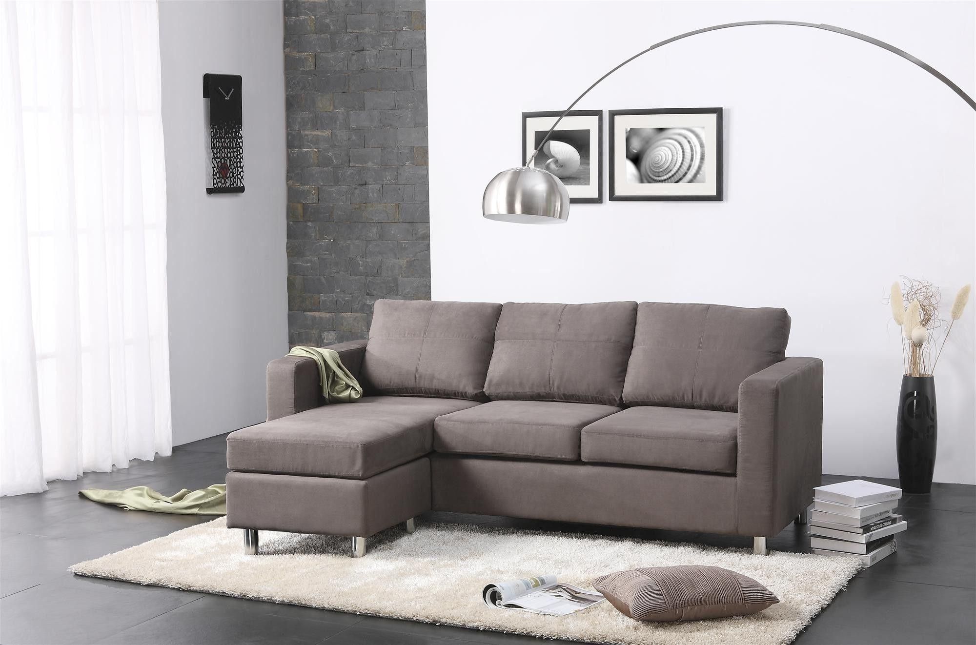Furniture: Leather Sectional Sofas Cheap Plus Rug And Black Floor With Floor Lamp For Sectional Couch (Photo 7 of 15)