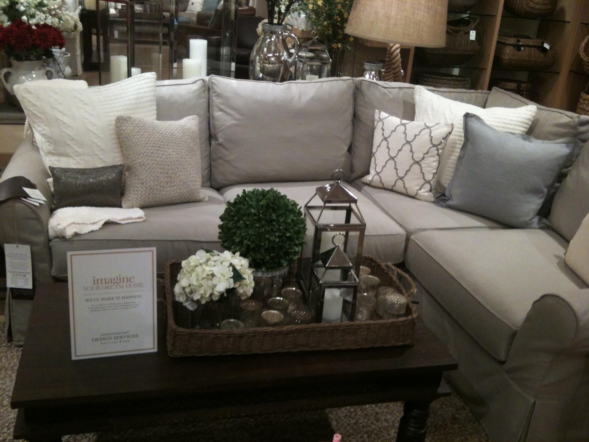 Furniture: Pottery Barn Sectional To Create Your Perfect Seating With Pottery Barn Sectionals (Photo 2 of 20)