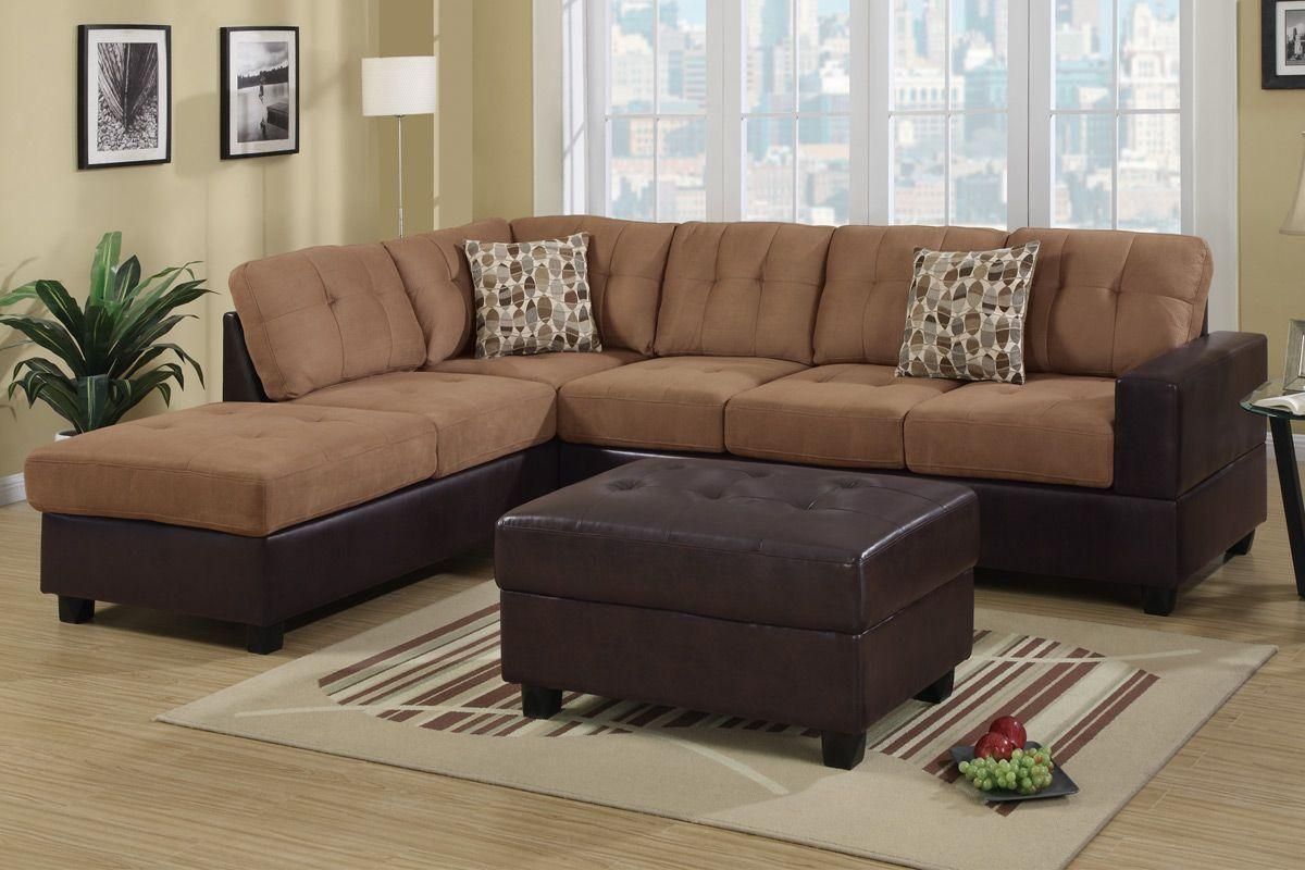 Featured Photo of Faux Leather Sectional Sofas