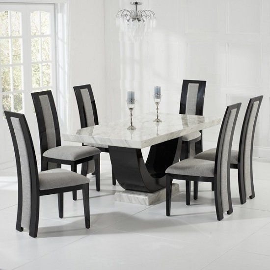 Featured Photo of Marble Dining Chairs
