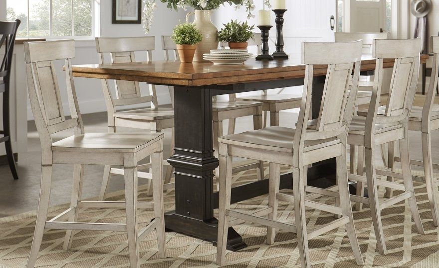 Featured Photo of Wyatt 6 Piece Dining Sets With Celler Teal Chairs