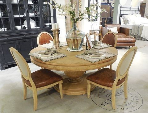 Featured Photo of Magnolia Home Breakfast Round Black Dining Tables