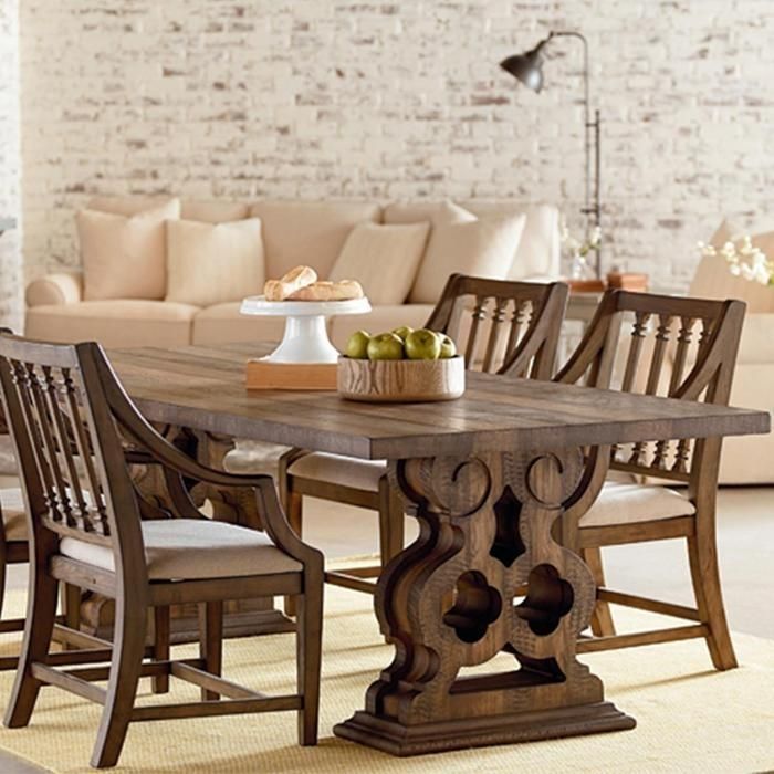 Featured Photo of Magnolia Home Double Pedestal Dining Tables
