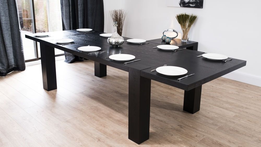 Featured Photo of Black Extending Dining Tables