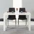 Black High Gloss Dining Tables and Chairs