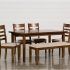 Combs 7 Piece Dining Sets With  Mindy Slipcovered Chairs