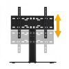 Rfiver Universal Floor Tv Stands Base Swivel Mount With Height Adjustable Cable Management (Photo 15 of 15)