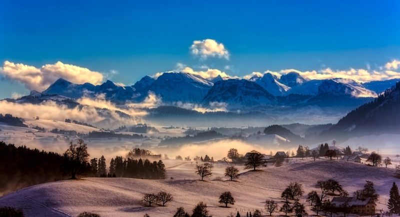 スイス　冬