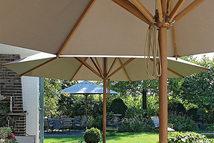 large garden parasols