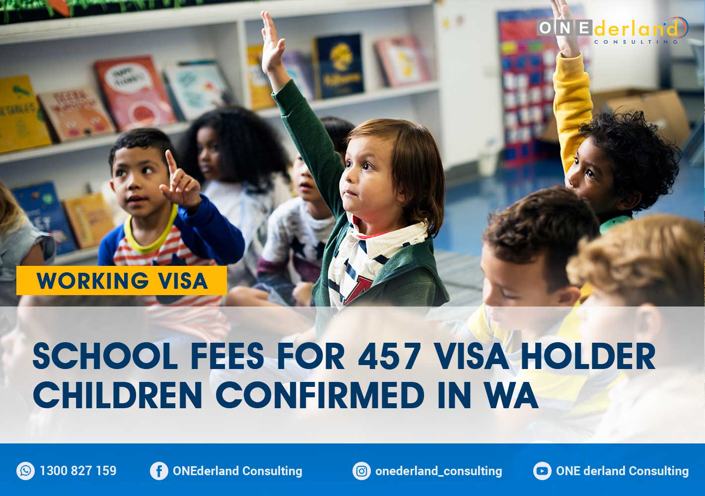 School Fees For 457 Visa Holder Children Confirmed In WA