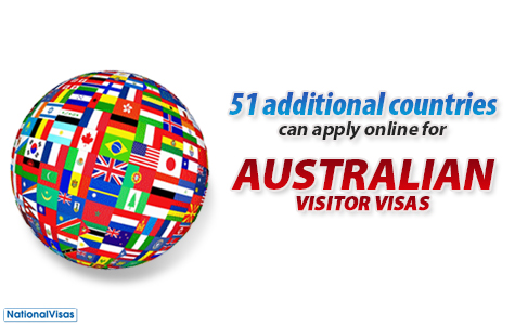 Online Application Australian Visitor Holiday Tourist Visa