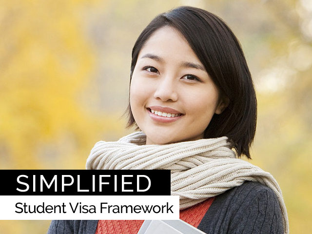 Simplified Student Visa Framework