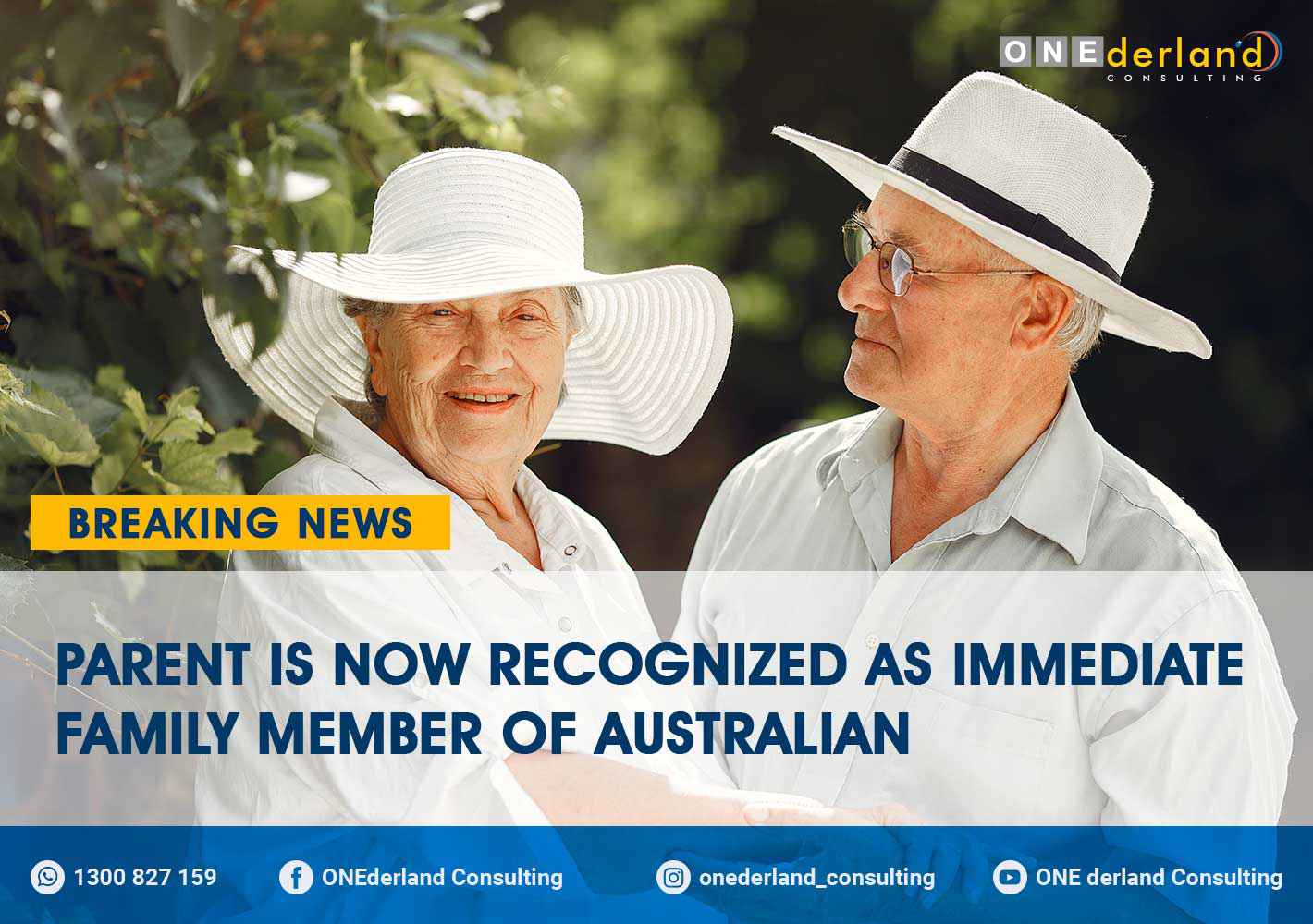 Parent is now recognized as immediate family member of Australian