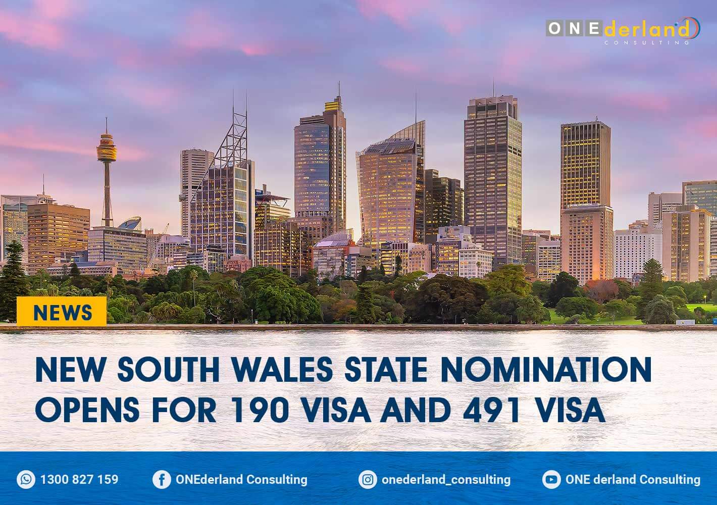 NSW Opens the State Nomination for 190 Visa and 491 Visa