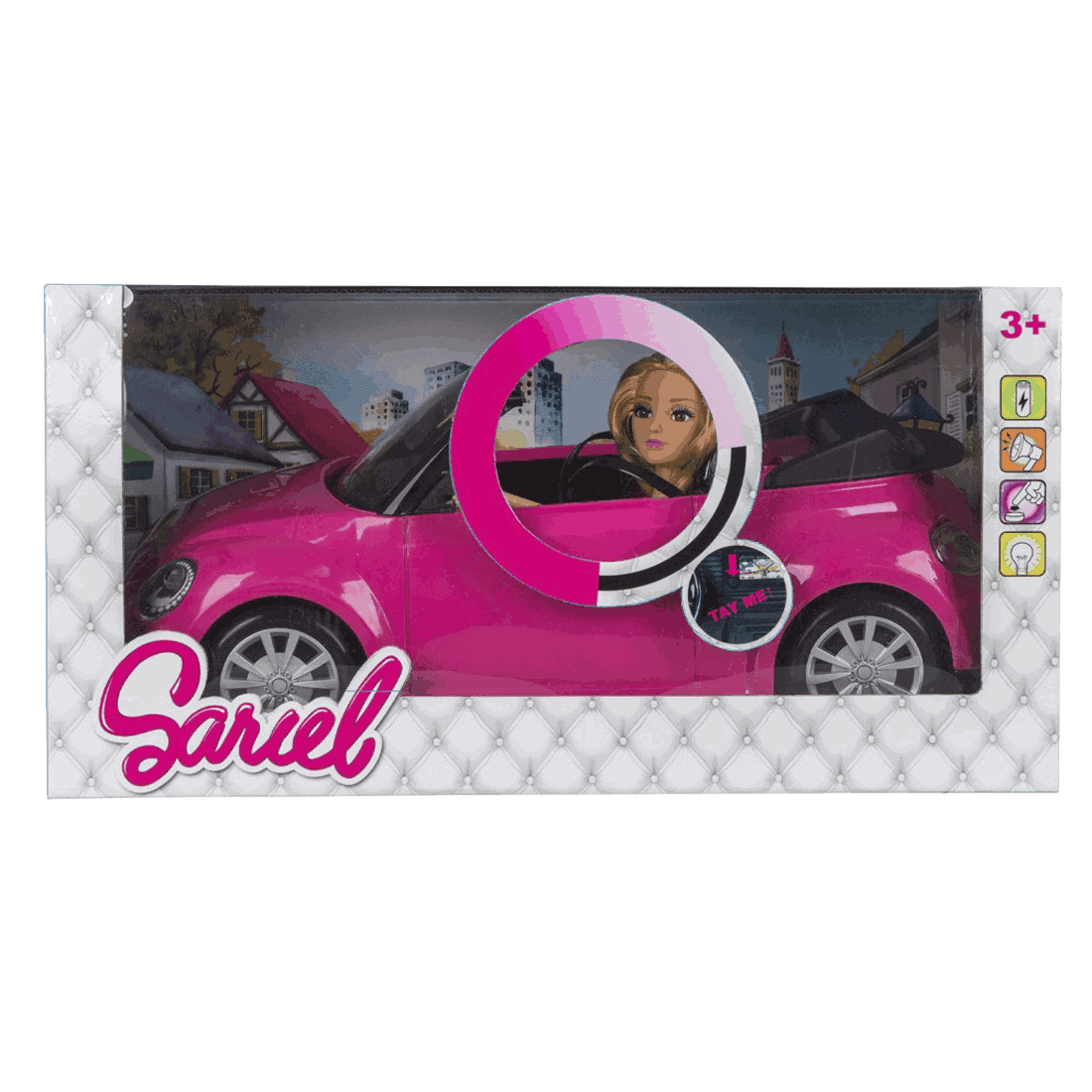 Σετ Παιχνιδιού Κούκλα Sariel Με Το Αυτοκίνητό Της