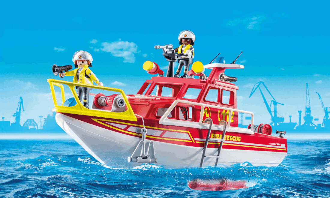 Playmobil - Πυροσβεστικό Σκάφος Διάσωσης