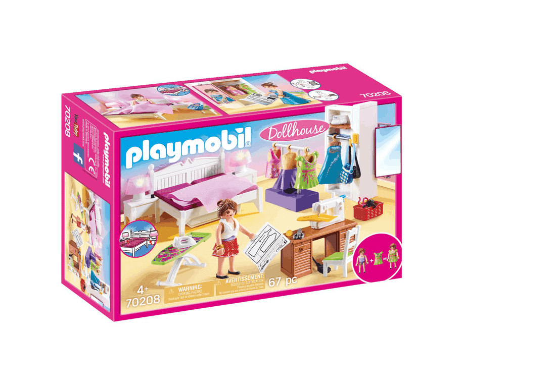 Playmobil - Υπνοδωμάτιο Με Ατελιέ Ραπτικής