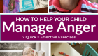 7 Activities to help a child manage anger