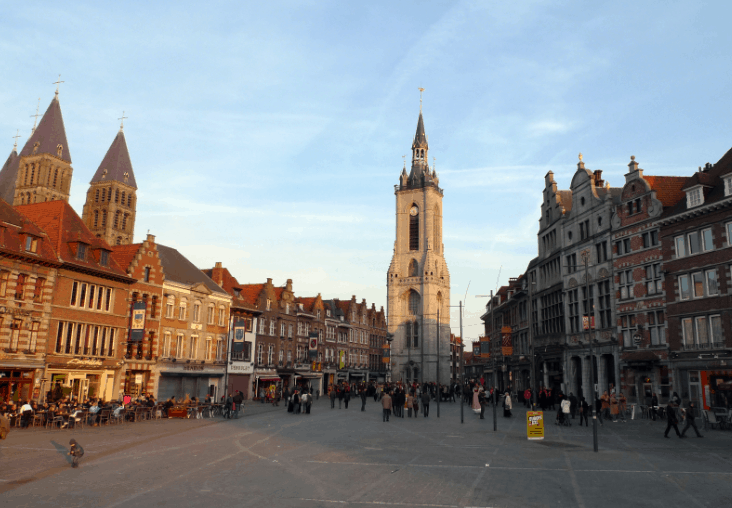 Oldest and largest cities in Belgium, City view of Tournai