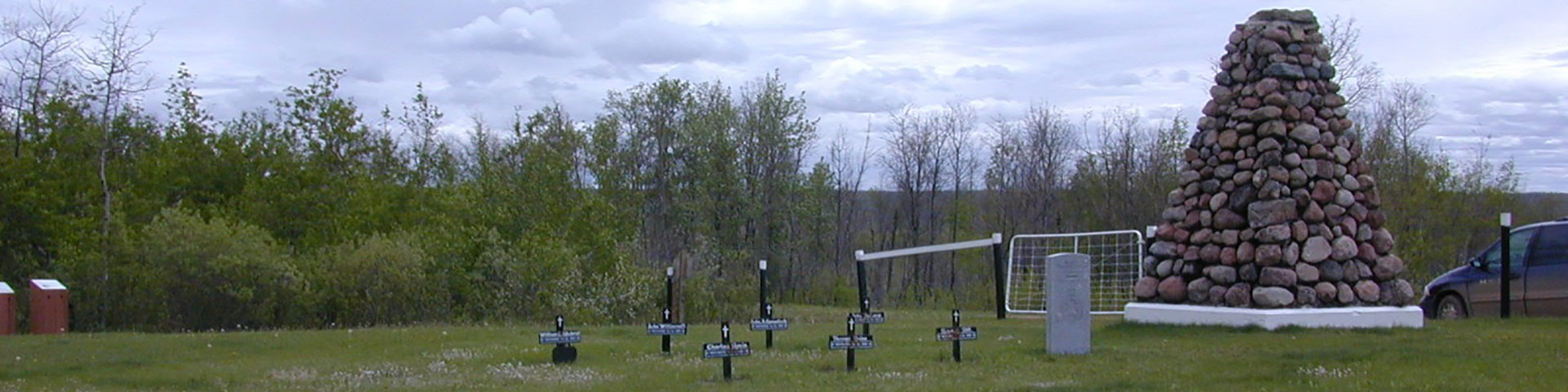 View of Frog Lake National Historic Site