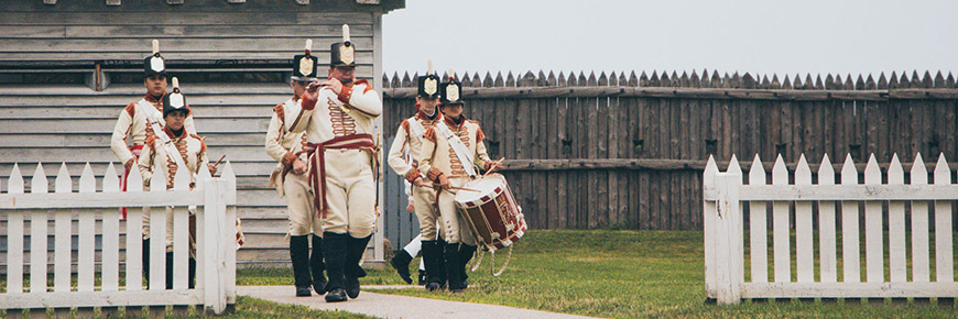 41st Fife and Drum Corps at Fort George