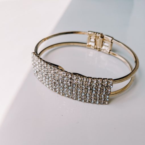 Gold Fashion Multilayer Diamond Bracelet