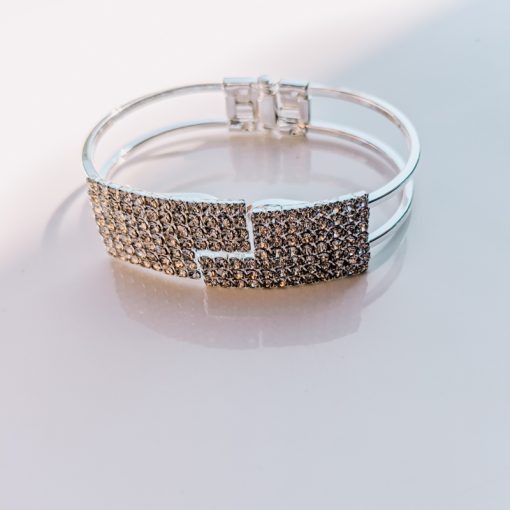 Silver Fashion Multilayer Diamond Bracelet