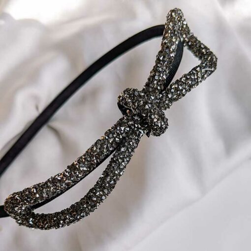 Black Diamond Bowknot Headband