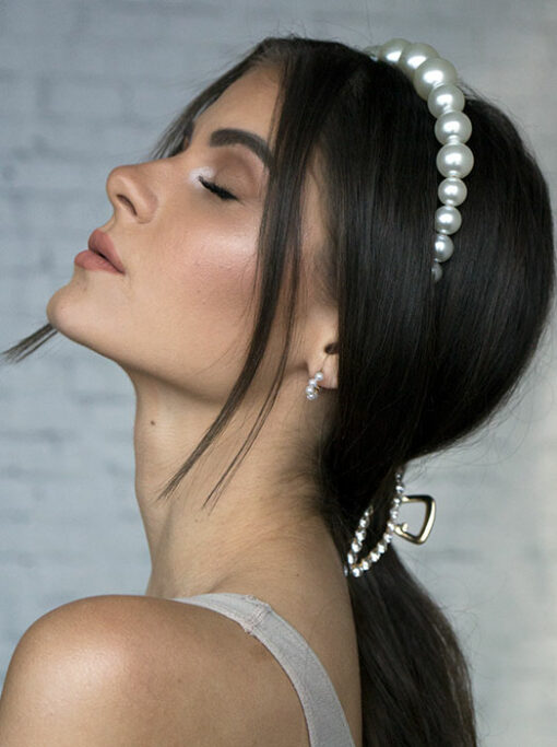 White Pearl Elegant Headband