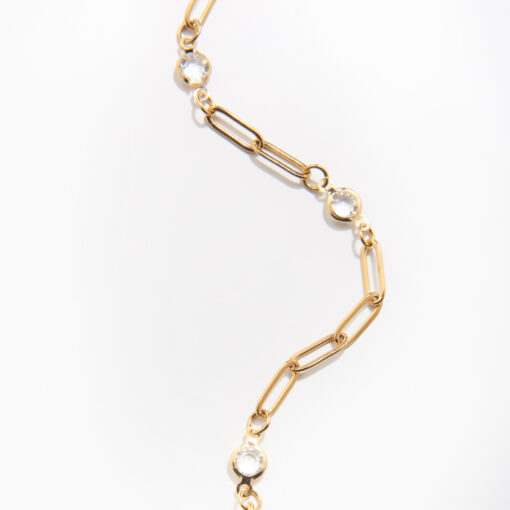 Paperclip Chain Bracelet (Gold Plated, Tarnish Free)