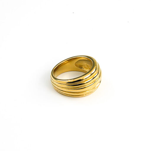 Halo Ring (18K Gold Plated, Tarnish Free)