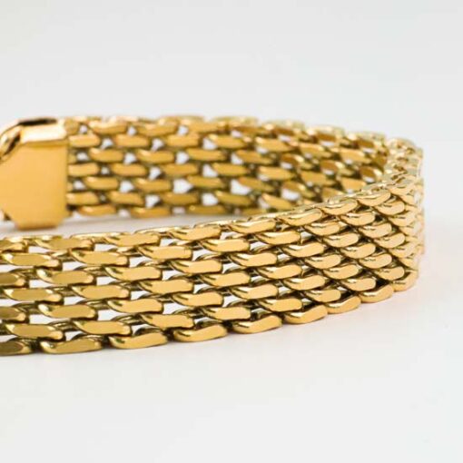 Mesh Belt Bracelet (18K Gold Plated, Tarnish-Free)