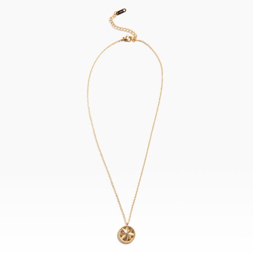 Compass Starburst Necklace (18K Gold Plated, Tarnish-Free)