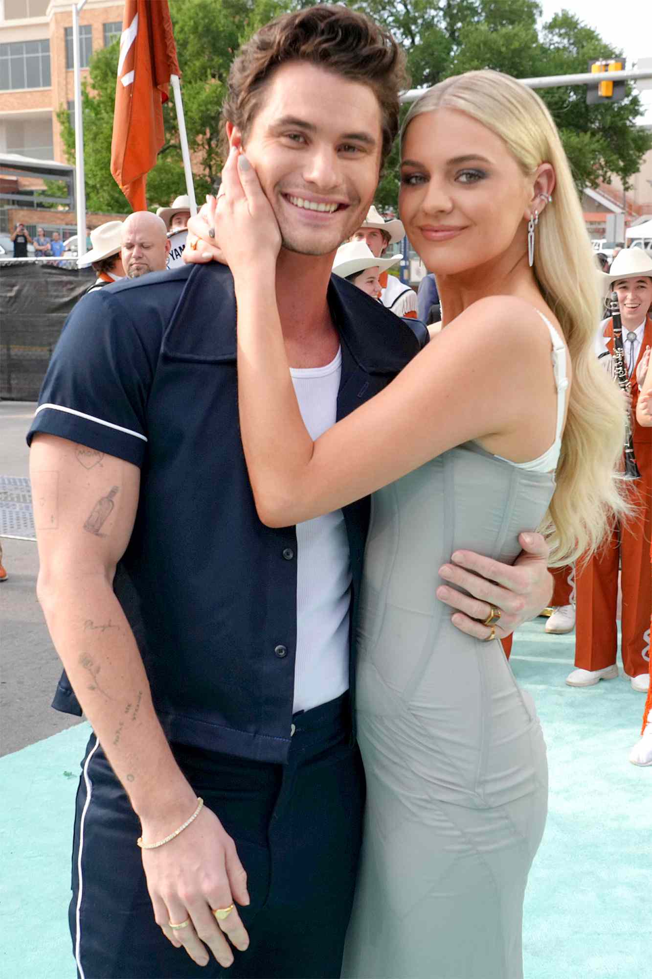 Kelsea Ballerini and Chase Stokes Make Red Carpet Debut at 2023 CMT Awards