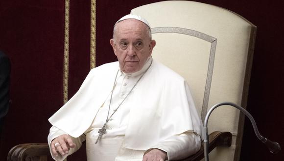 Imagen del papa Francisco. (Tiziana FABI / AFP).