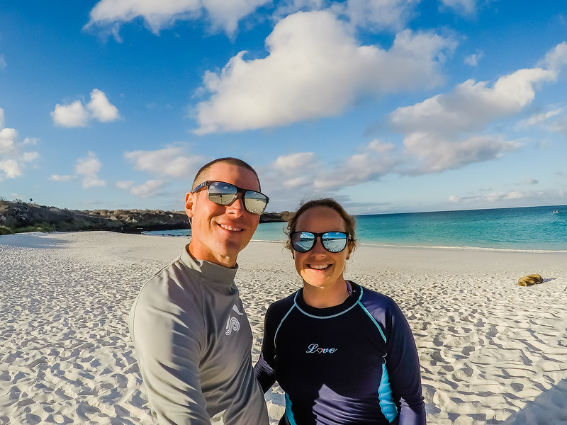 Lina & David Stock in the Galapagos Islands