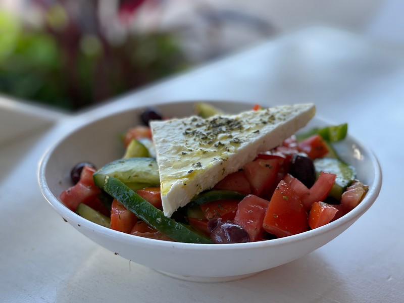 Greek salad in Florida