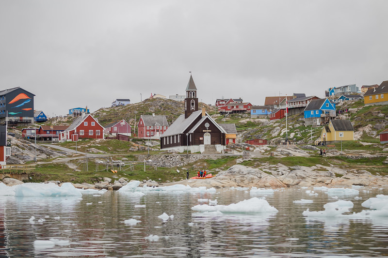 Ilulissat, Greenland from the water