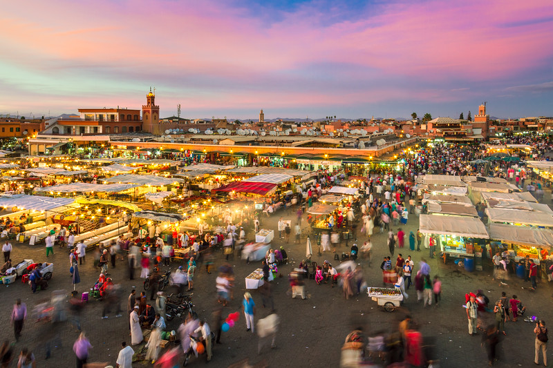 Marrakech Market in Morocco